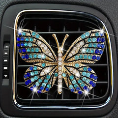 DIY Full Diamond Butterfly Car Air Vent Jewelry Accessories