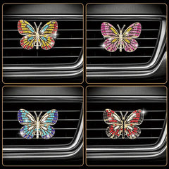 DIY Full Diamond Butterfly Car Air Vent Jewelry Accessories
